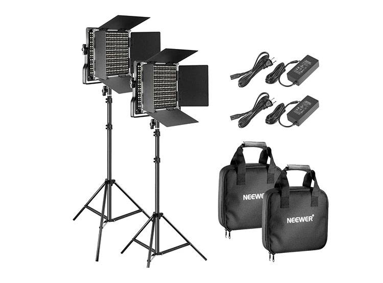 LEDビデオライト2灯セット